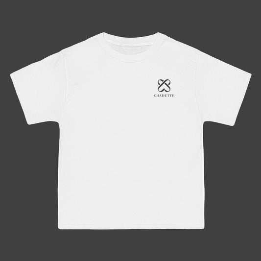 Beefy Tee White & Natural